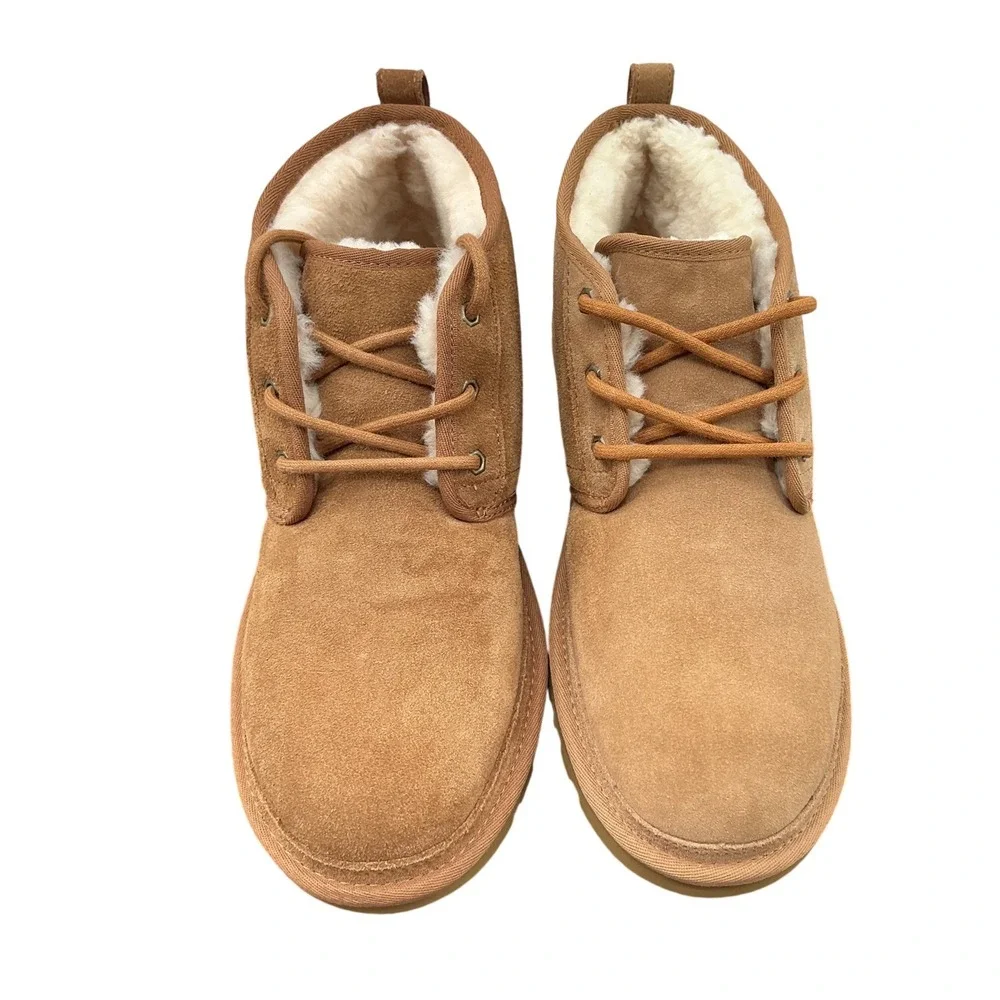 UGG‎ Neumel Chestnut Suede Lace Up Chukka Boots Mens 3236
